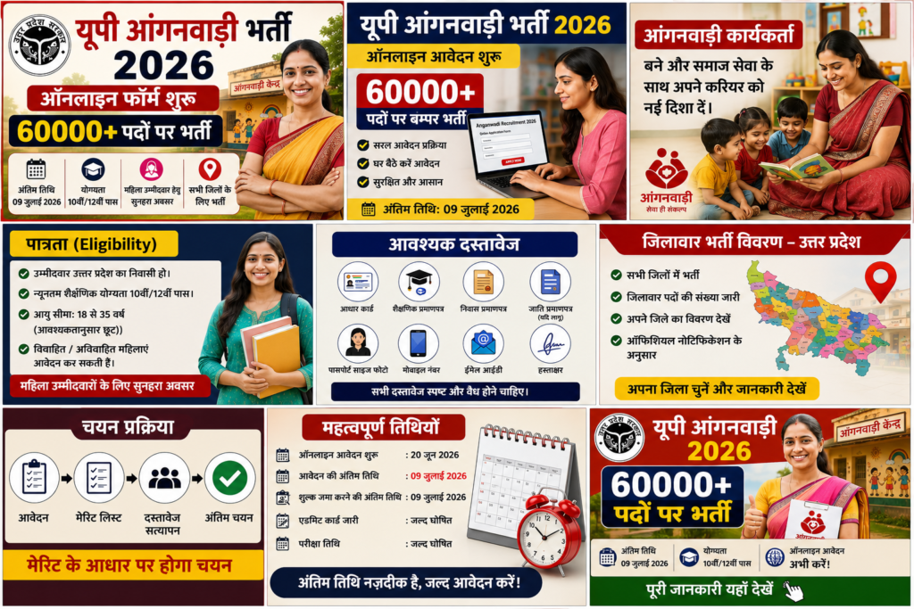 UPanganwadi bharti 2026 online form banner 