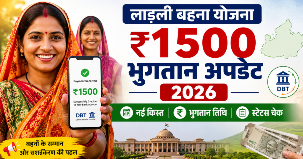 Ladli Behna Yojana ₹1500 Payment Update 2026